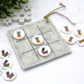 Bild 1 von Stickdatei ITH Spiel TicTacToe Ostern Hase Karotte