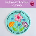 Bild 1 von Stickdatei doodle Blumenwiese Blumen