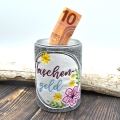 Bild 1 von Stickdatei Rahmen doodle Applikation Taschengeld
