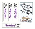 Bild 4 von Stickdatei ITH Anhänger Pferd Pferdeliebe