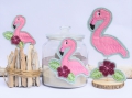 Stickdatei Flamingo ITH SET Stabstickdatei Blumenstecker Aufhänger