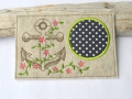 Bild 2 von  Stickdatei Untersetzer Anker mit Blumen MugRug 13x18cm und 13x20cm