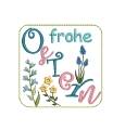 Bild 2 von Stickdatei Mugrug ITH Ostern ab 10x10cm Stickrahmen