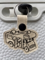 Bild 11 von Stickdatei Camper Camping Anhänger Schlüsselanhänger ITH Wohnmobile  