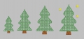 Bild 2 von Stickdatei Bäume Winterbäume SET verschiedene Größen