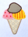 Bild 2 von Stickdatei Eiswaffel Eis  / (Lizenz) Unlimited