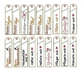Bild 5 von Stickdatei XL SET Sprüche Familie Danke Berufe Stifteetui schmal für einen oder zwei Kugelschreiber