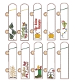 Bild 3 von Stickdatei Herbst Etuis Stifteetui Ringbuch für einen oder zwei Kugelschreiber