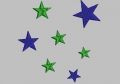 Bild 9 von Stickdatei  Sterne 9erlei für den 10x10cm Rahmen
