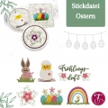 Stickdatei Ostern Mix 7x6cm 