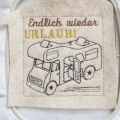 Bild 2 von ITH Stickdatei Untersetzer Camping Urlaub Wohnmobil 10x10cm