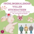 Bild 1 von Frühlingskalender voller Stickdateien 2023
