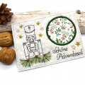 Stickdatei Mugrug Untersetzer Nussknacker Weihnachten ab 12x18cm