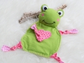 Stickdatei Frosch ITH Kuscheltier  / (Variante) ITH Frosch Schmusetuch