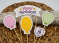 Bild 1 von Stickdatei Cake Topper Geburtstag Zahlen Luftballon