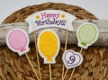 Stickdatei Cake Topper Geburtstag Zahlen Luftballon