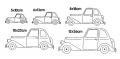 Stickdatei Auto Oldtimer Redwork  / (Lizenz) Standard