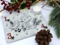 Bild 2 von Stickdatei ITH Spatz und Maus Advent Adventszeit