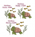Bild 4 von Stickdatei Schildkröte Vollstickdatei