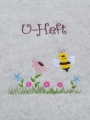 Bild 6 von Stickdatei Blumenwiese Biene Hummel verschiedene Größen