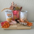 Bild 8 von ITH Lichterbeutel Herbst 8 Motive Kürbis Laub Blätter Kastanie