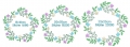 Bild 3 von Stickdatei Blumen Blumenkranz Rahmen verschiedene Größen