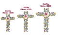 Bild 4 von Stickdatei Kreuz Kommunion für Gotteslob Blumen SET