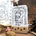Bild 4 von Stickdatei ITH Adventskalender ab 10x10cm Maus Tischadventskalender  Weihnachten Advent