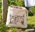 Bild 2 von Stickdatei Fuchs Wäscheleine Herbst Redwork Konturstich