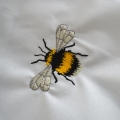 Bild 4 von Stickdatei Hummel Bienen mit ITH Glasabdeckung