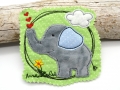 Stickdatei Elefant doodle XL SET