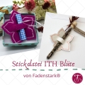 Stickdatei Blüte ITH Wunscherfüller