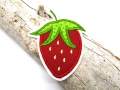 Bild 3 von Stickdatei Erdbeere Applikation