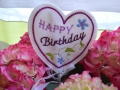 Bild 4 von ITH Stickdatei Blumenstecker  Geburtstag Happy Birthday