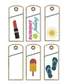 Bild 5 von Stickdatei ITH Lippenpflege Hülle für Lippenstift Thema Sommer 5 Motive + blanko Datei