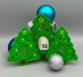 Bild 6 von Stickdatei Füllobjekte Weihnachten Pinguin Lebkuchenmännchen Tannenbaum Kugeln