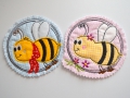 Bild 1 von Stickdatei Biene Hummel doodle  / (Größe) 18x19cm