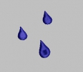 Bild 3 von Stickdatei Regentropfen Tropfen doodle verschiedene Größen