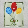 Bild 4 von Stickdatei Luftballon doodle