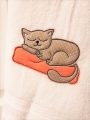 Bild 6 von Stickdatei Katze doodle schlafende Katze verschiedene Größen