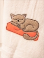 Bild 6 von Stickdatei Katze doodle schlafende Katze verschiedene Größen