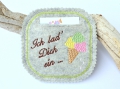 Eis ITH Stickdatei Eis Gutschein verschenken 10x10cm