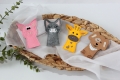 Bild 3 von Stickdatei ITH Fingerpuppen Tiere SET Hund Katze Schwein Giraffe