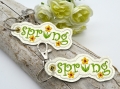 Stickdatei spring Frühling Schlüsselanhänger