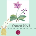 Bild 6 von Stickdatei Orchidee verschiedene Größen
