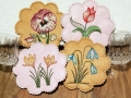 Bild 5 von Stickdatei Untersetzer Frühlingsblumen Krokus Tulpe Schneeglöckchen Stiefmütterchen  / (Lizenz) Standard