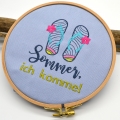 Stickdatei Sommer ich komme!