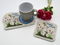 Bild 2 von Stickdatei Hase Mug Rug Ostern