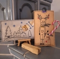 Bild 3 von Stickdatei Schokohülle Weihnachten Geldgeschenk Winterfiguren