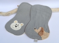 Bild 3 von ITH Stickdatei Spucktuch Schulterspucktuch Tiere SET 18x30cm